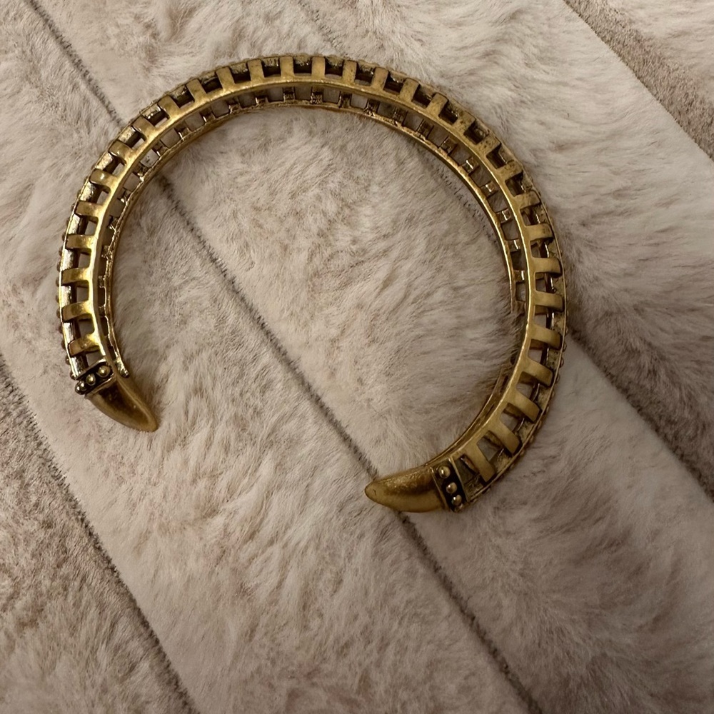J Crew Antique Gold Bracelet. Never worn.